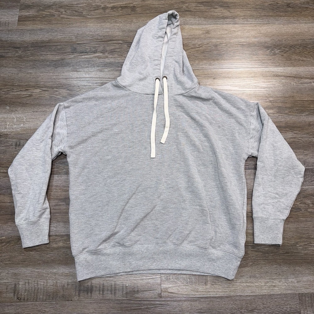 Buffalo David Bitton Sweater Hoodie Mens Large Long Sleeve Heather Gary Pullover